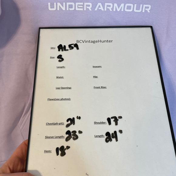 Under Armour Womens Rival Fleece Hoodie Lavender Silver Glitter Logo Small - Picture 3 of 6